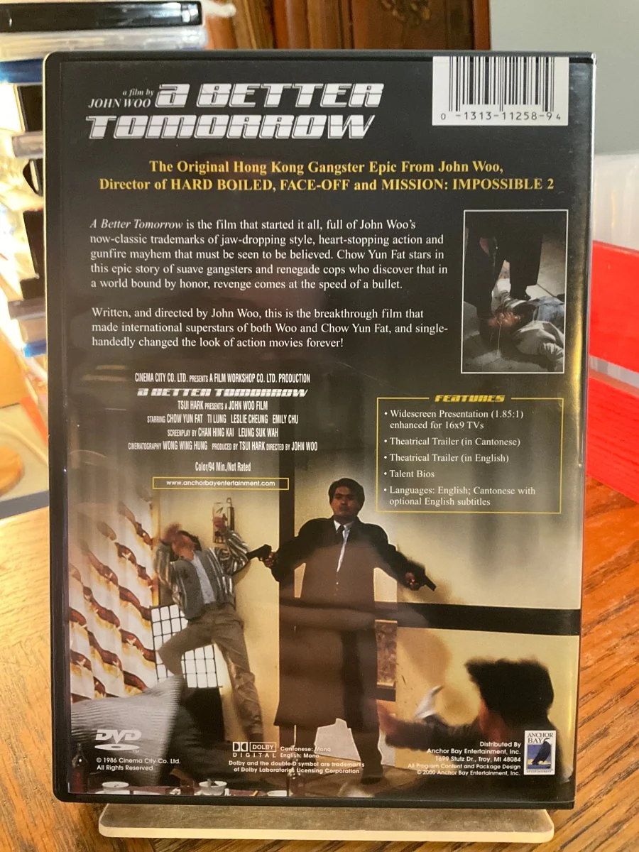 A Better Tomorrow DVD USED - Image 2