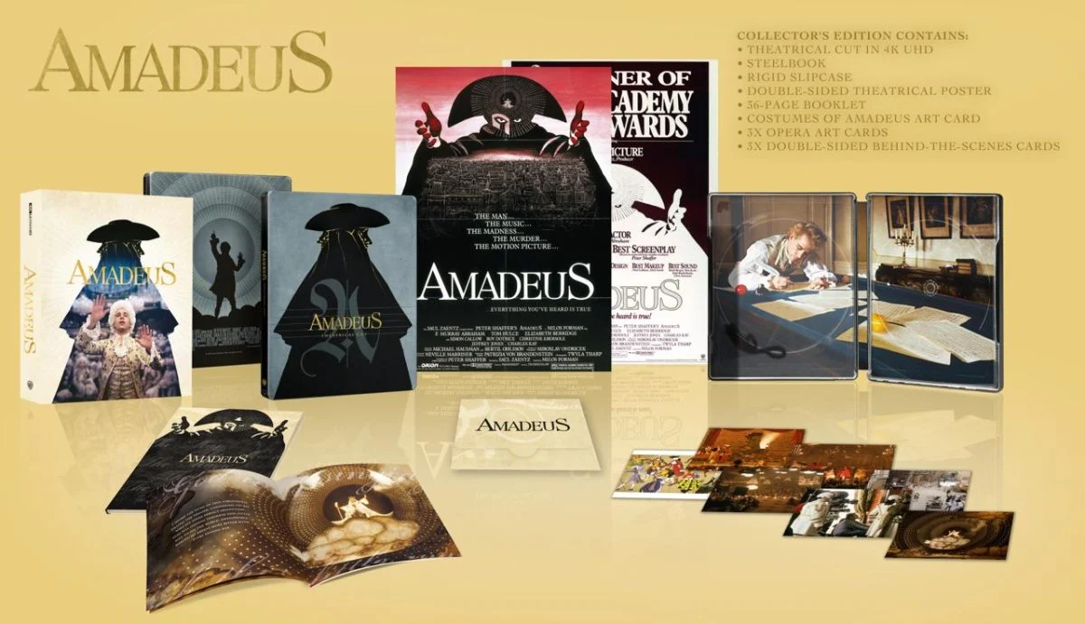 Amadeus (UK 4K UHD, Limited Collector's Edition Steelbook, Region Free) *one per customer