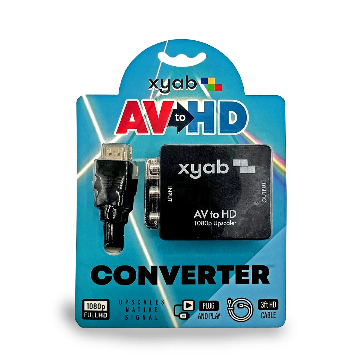 AV to HD Adapter with HDMI Cable NEW