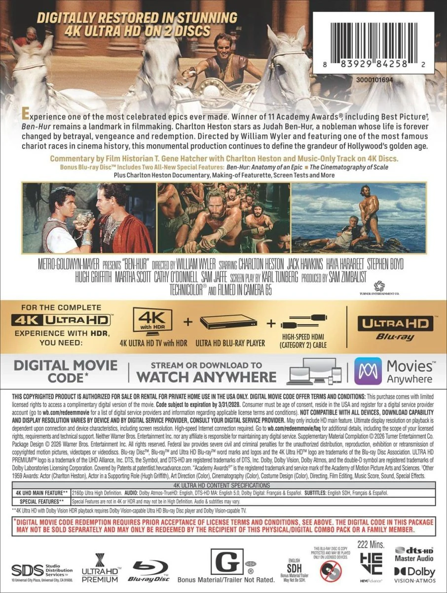 Ben-Hur (4K UHD, Steelbook) - Image 2