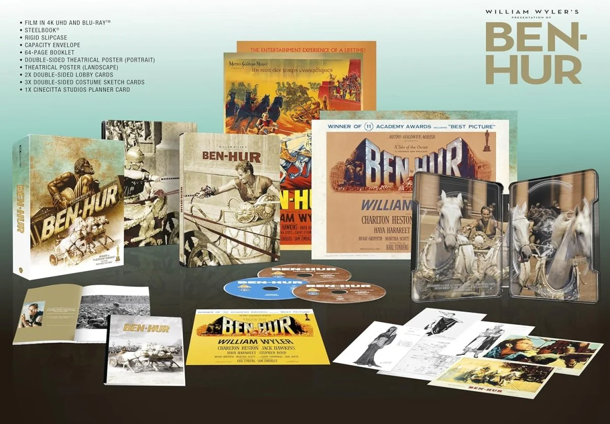 Ben-Hur (4K UHD, UK Limited Collector's Edition Steelbook, Region Free) - Image 2