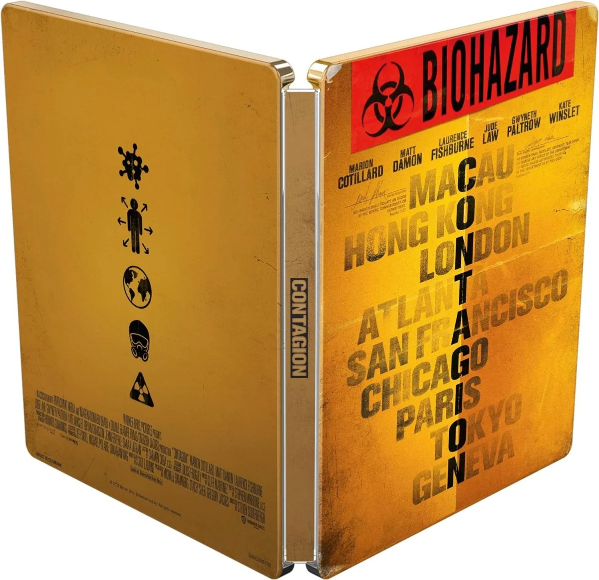 Contagion (UK 4K UHD, Limited Edition Steelbook, Region Free) - Image 3