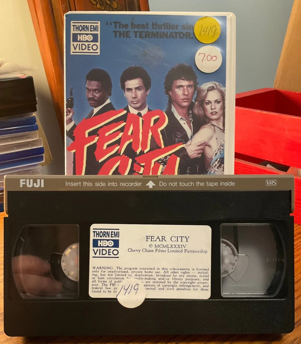 Fear City  *EX-RENTAL* CUT BOX (VHS) - Image 3
