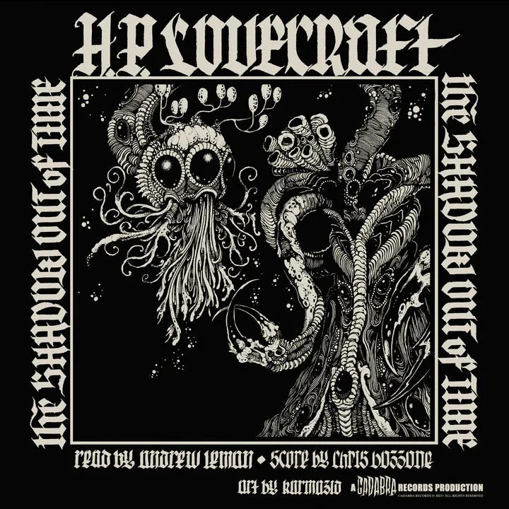 H.P. Lovecraft's The Shadow Out of Time 4xLP Set - Read by Andrew Leman, Score by Chris Bozzone - Black and White Edition (Vinyl LP) - Image 2