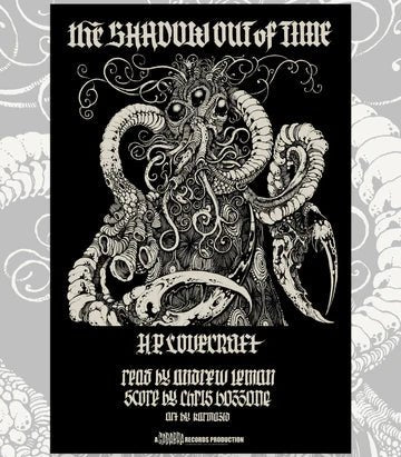 H.P. Lovecraft's The Shadow Out of Time 4xLP Set - Read by Andrew Leman, Score by Chris Bozzone - Black and White Edition (Vinyl LP) - Image 4