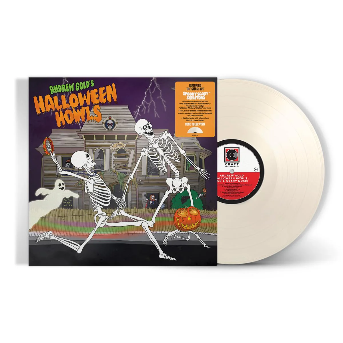 Halloween Howls: Fun & Scary Music (Deluxe Edition, White Vinyl LP) - Image 2