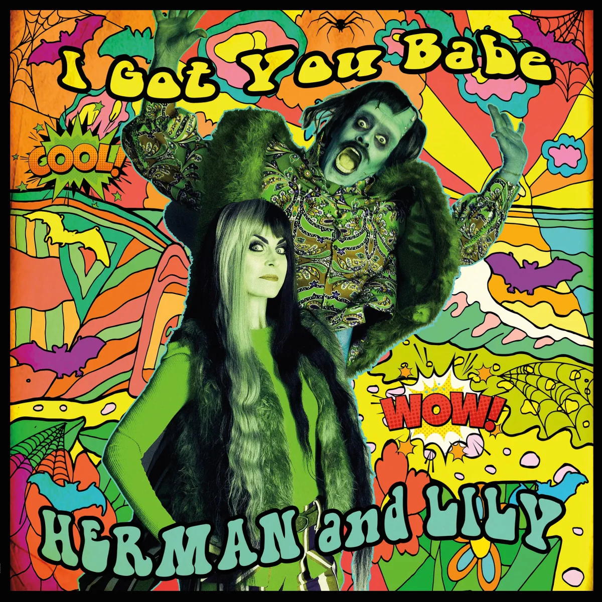 Herman And Lily Munster "I Got You Babe" 12" Single