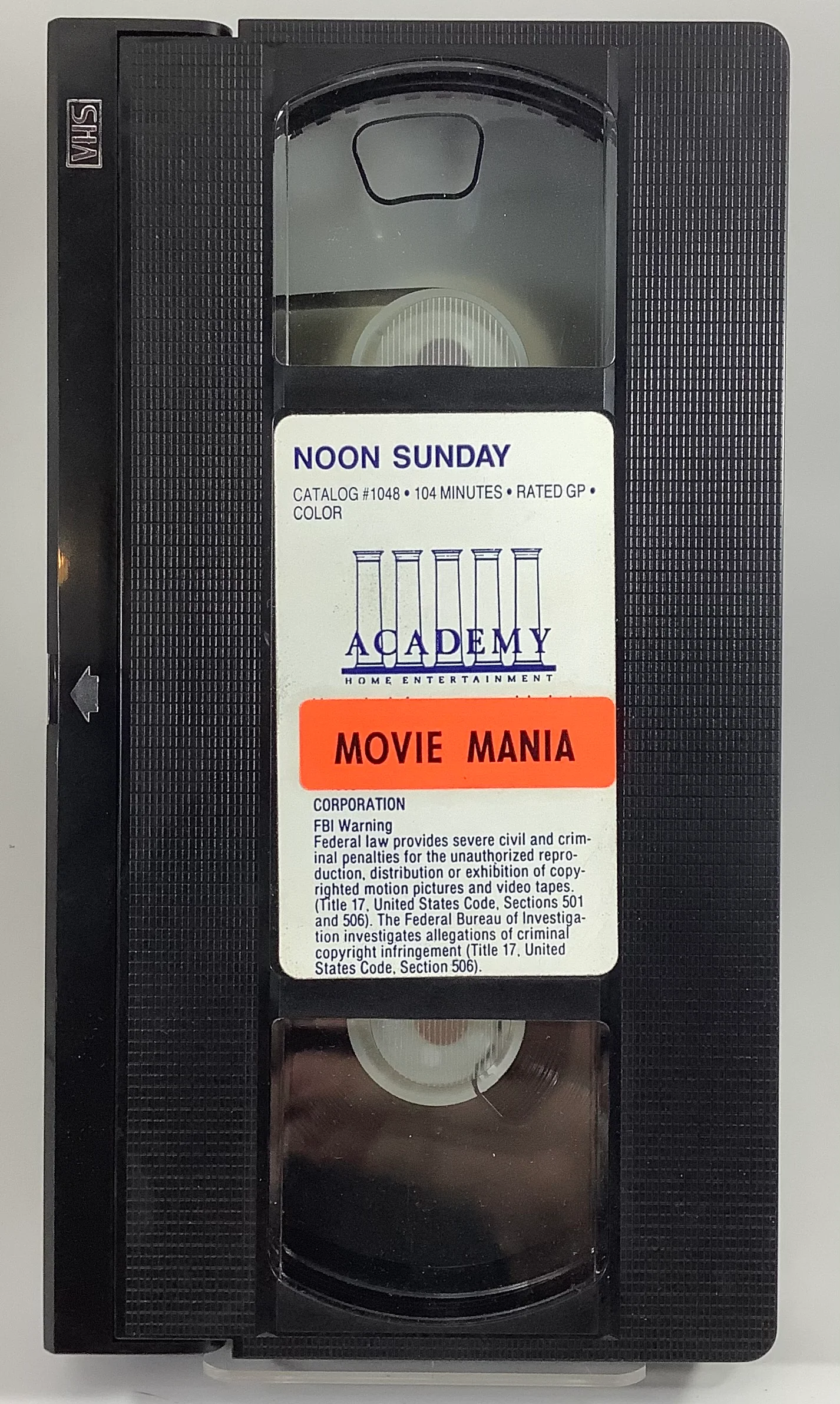 Noon Sunday VHS - Image 3