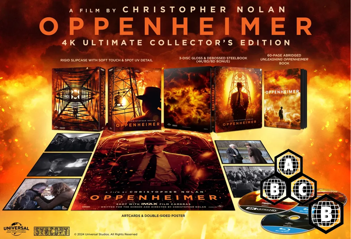 Oppenheimer (UK 4K UHD, Limited Ultimate Collector's Edition Steelbook, Region Free/B)