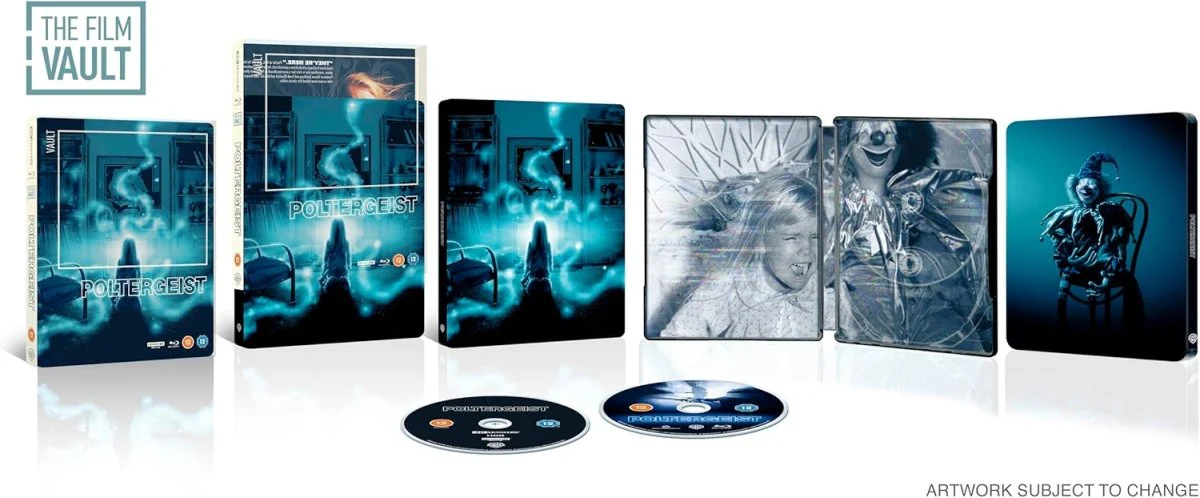 Poltergeist (UK 4K UHD, Film Vault Limited Edition Steelbook, Region Free) *one per customer*