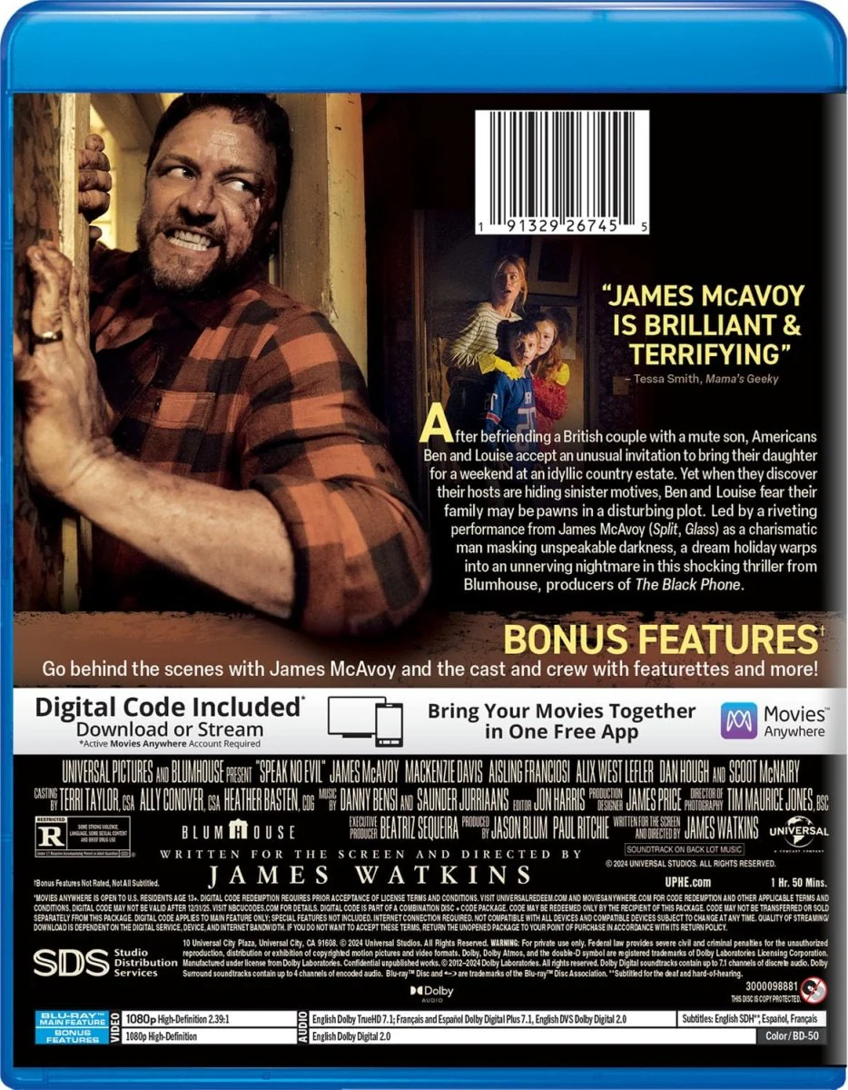 Speak No Evil (2024, Blu-Ray) - Image 2