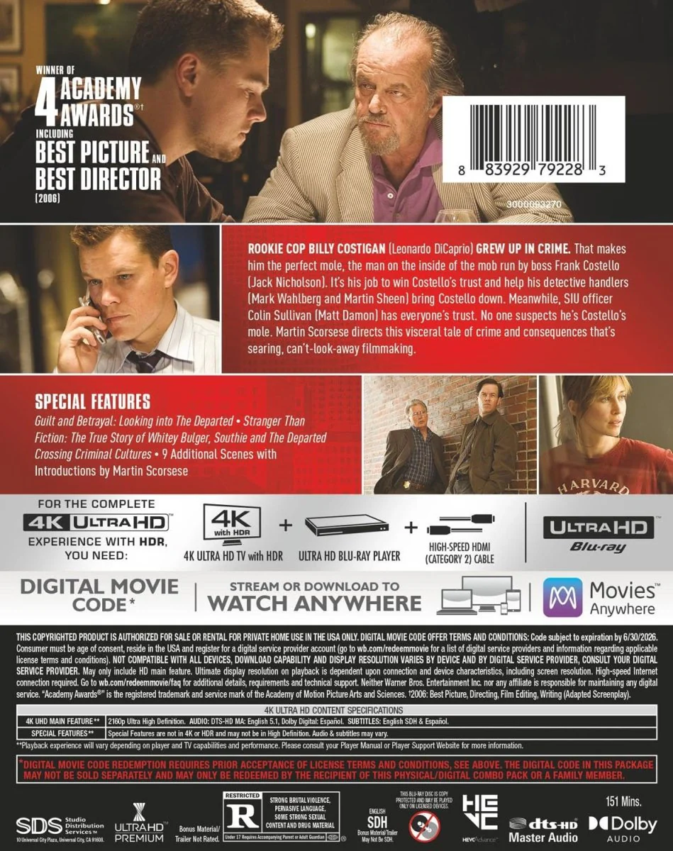 The Departed (4K UHD) - Image 2
