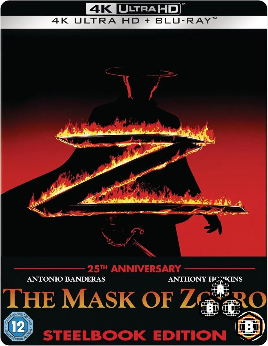 The Mask of Zorro (4K UHD, UK Limited Edition Steelbook, Region Free/B)