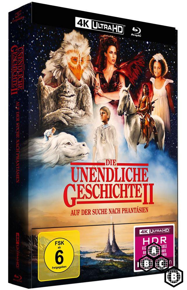 The Neverending Story II (Die Unendliche Geschichte II) (4K UHD, Limited Edition Mediabook, Region Free/B)