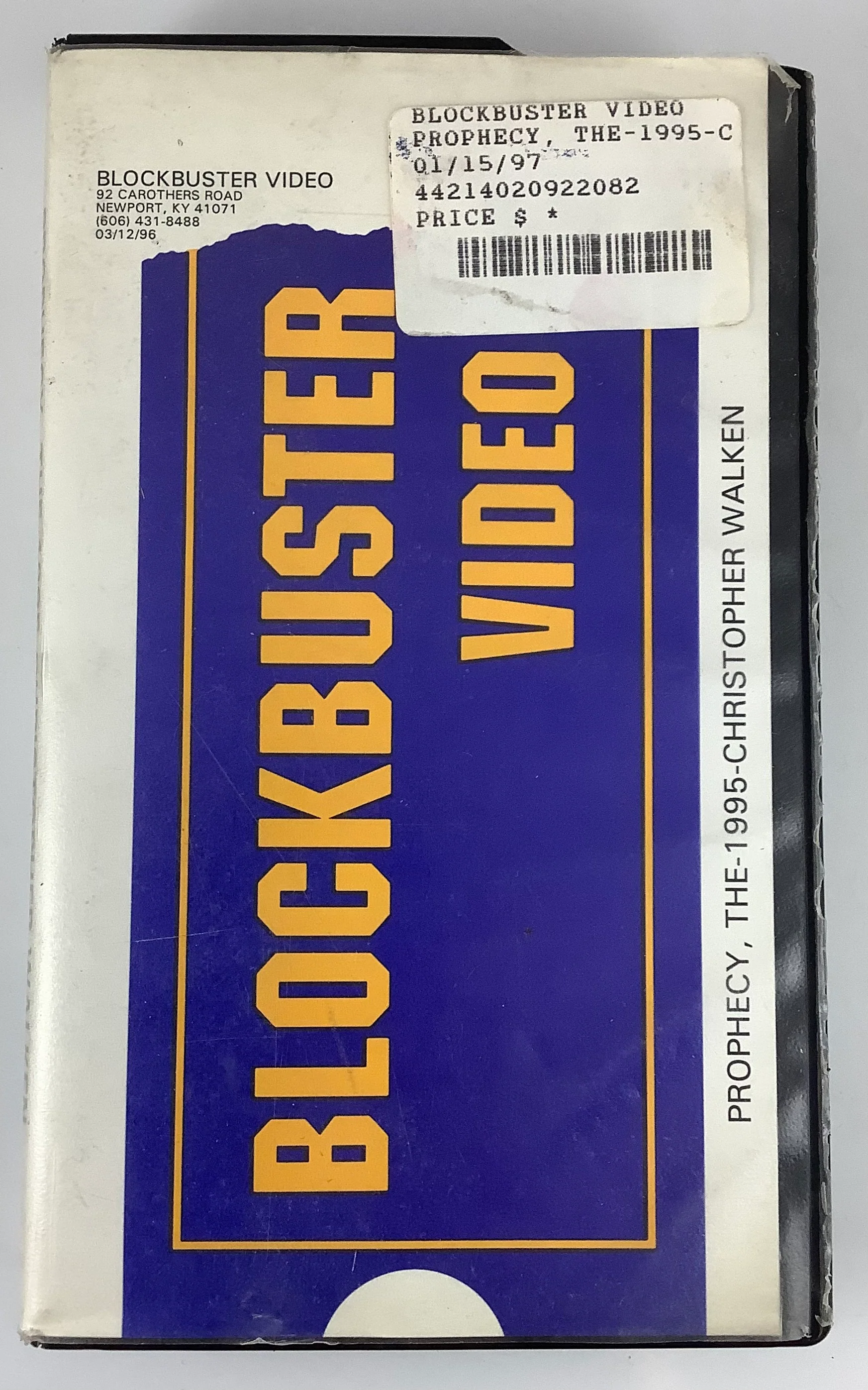 The Prophecy (Blockbuster Video Rental Clamshell) VHS - Image 2