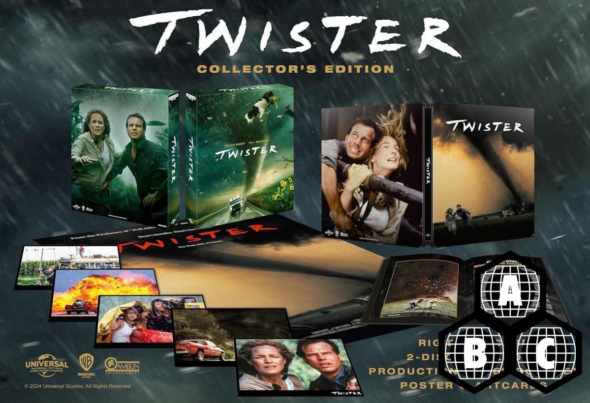 Twister (UK 4K UHD, Limited Ultimate Collector's Edition Steelbook, Region Free)