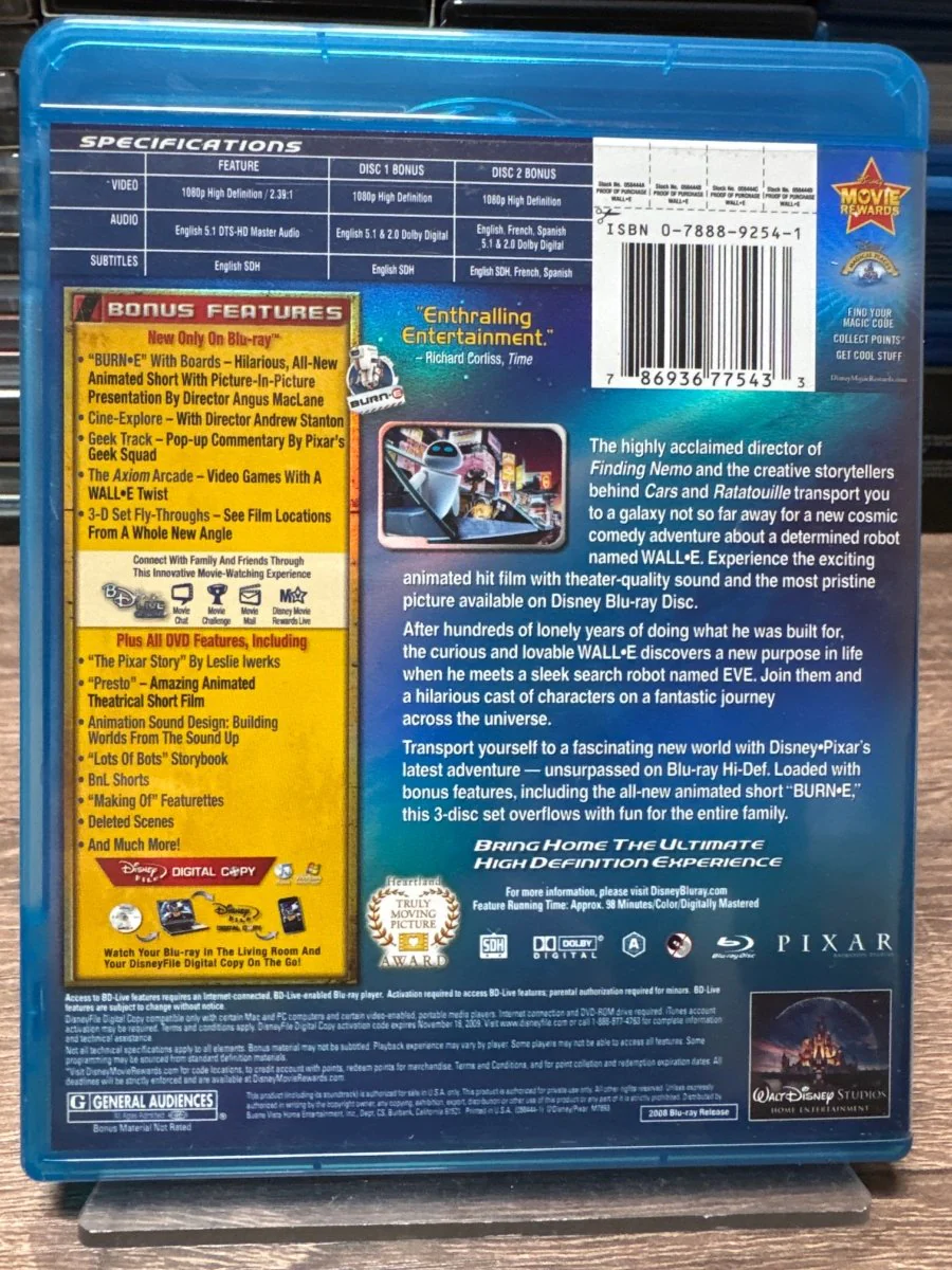 Wall-E  3-Disc Set USED - Image 2